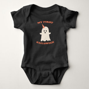 Min första Halloween söta bebis pojke flicka kosty T Shirt
