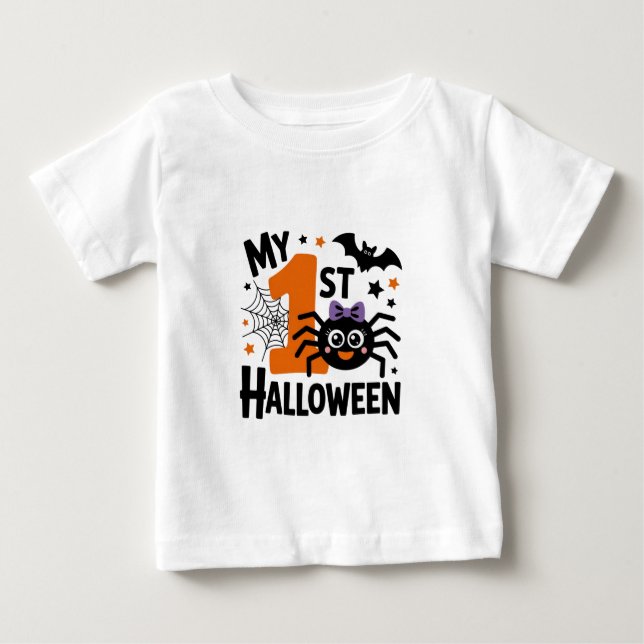 Min första Halloween T Shirt (Framsida)