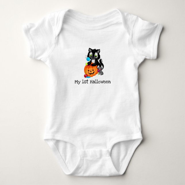 Min första Halloween T Shirt (Framsida)