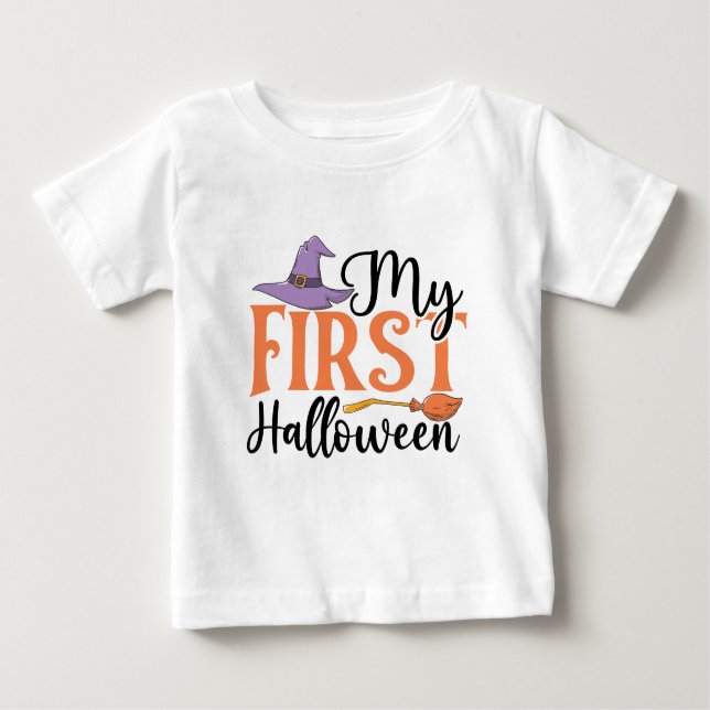 Min första Halloween T Shirt (Framsida)