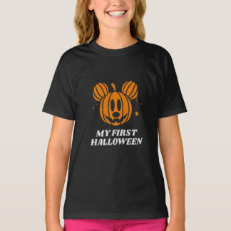 Min första Halloween T-Shirt för flickor - Cute &