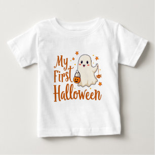 Min första Halloween - Utmatningsbarn för Cute Gho T Shirt