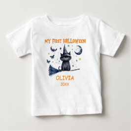 Min första Halloween-vattenfärg T-Shirt