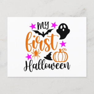 Min första Halloween Vykort