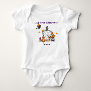 Min första Halloween-Whimsical Halloween Gnome Sce T Shirt