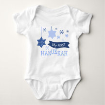 Min första Hanukkah Baby Bodykostym