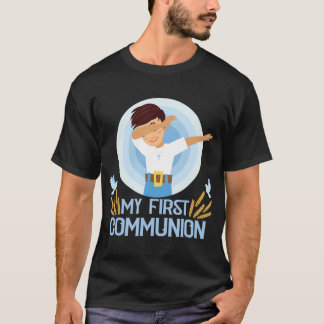 Min första Heliga kommunision Dabbing Boy T Shirt