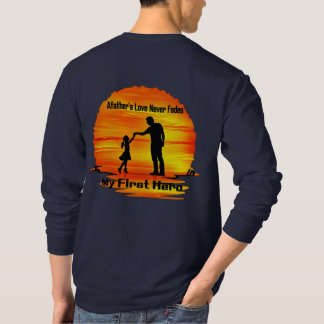 Min första hjälte Pappa Långärmad T-Shirt
