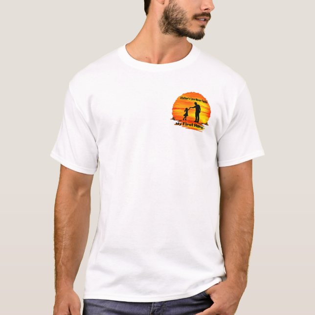 Min första hjälte Pappa T-shirt (Framsida)