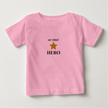 Min Första Hjälte T-Shirt – Känslosam Fars Dag
