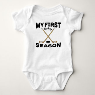 Min första hockey-säsong Hockey Sticks och Puck T Shirt