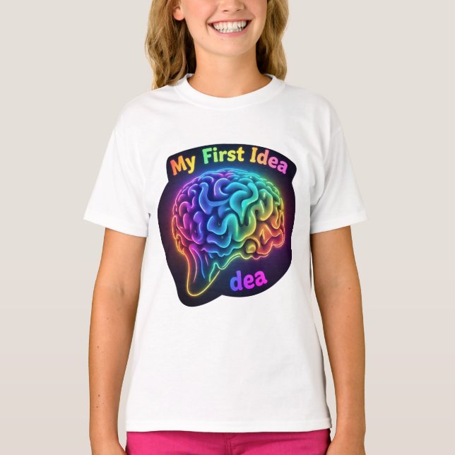 Min första idé - Kreativ och inspirationsdesign T Shirt (Framsida)