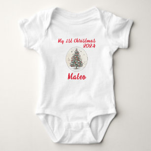 Min första jul 2024, Julafton Baby Gift, Unisex T Shirt