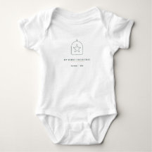 Min första jul 2026 Baby Namn Bodysuit