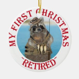 Min första jul är slut julgransprydnad keramik