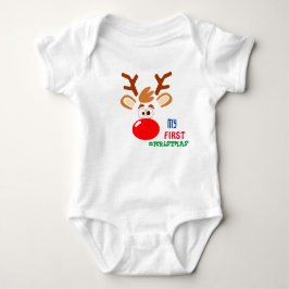 Min första jul Baby Bodykostym T Shirt