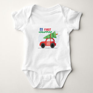 Min första jul Baby Bodykostym T Shirt