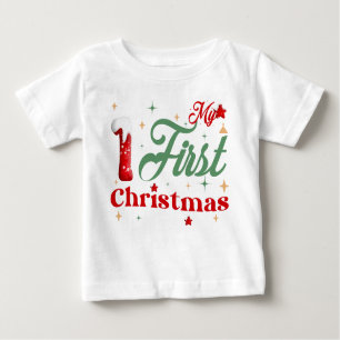 Min första jul Baby Bra Jersey T-Shirt