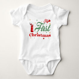 Min Första Jul Baby Jersey Tröja