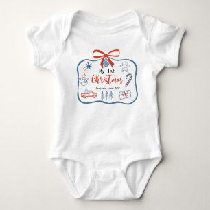 Min första jul baby Personlig överdel T Shirt