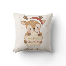 Min Första Jul Baby Ren Trä Custom