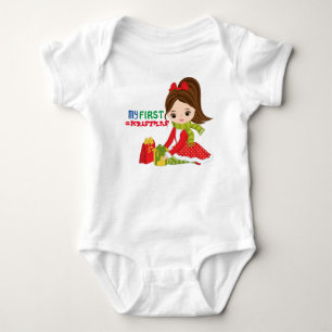 Min första jul Babydräkt  T Shirt
