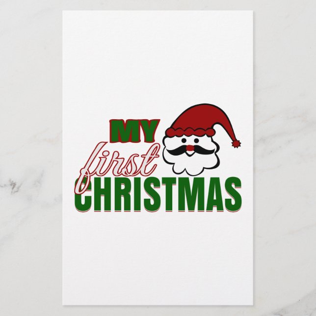 Min första jul brevpapper (Framsida)
