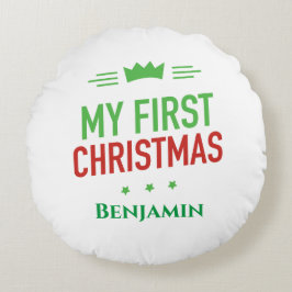 Min första jul Dekorativ kudde