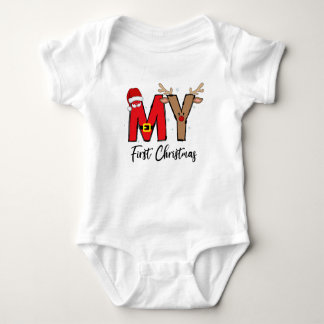 Min första jul Familj Matchande jul T Shirt