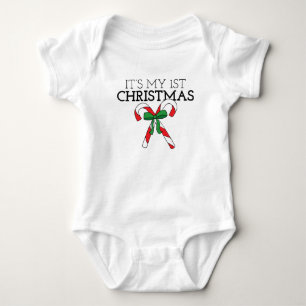 Min första jul första Helgdag med Baby T Shirt