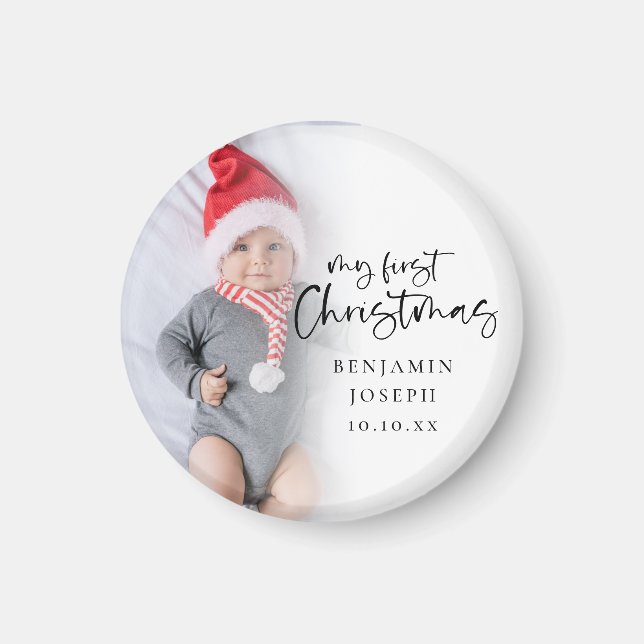 Min första jul, fotoutret Baby Namn Magnet (Framsidan)