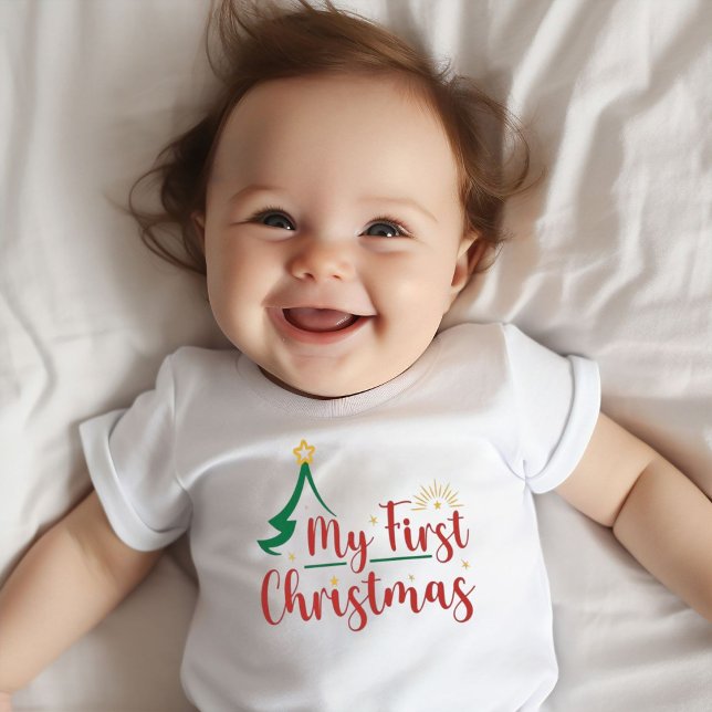 Min första jul-Grönt Träd T Shirt (Skapare uppladdad)