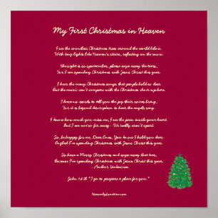 Min första jul i himlen poster