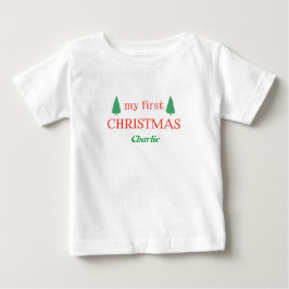 Min första jul i Personligen Träd T Shirt