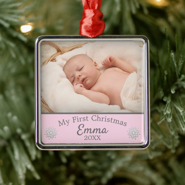 Min första jul julgransprydnad metall (Träd)