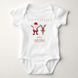 Min första jul Jultomten Reindeer T Shirt
