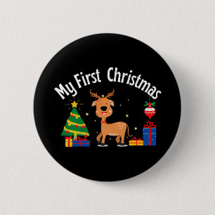 Min första jul knapp
