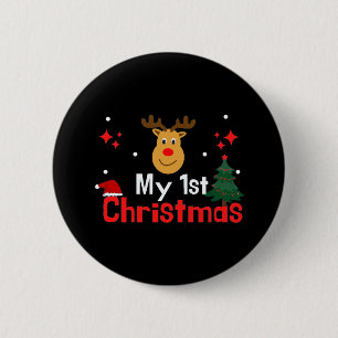 Min första jul knapp