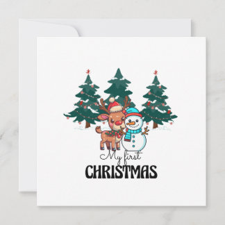 Min första jul kort