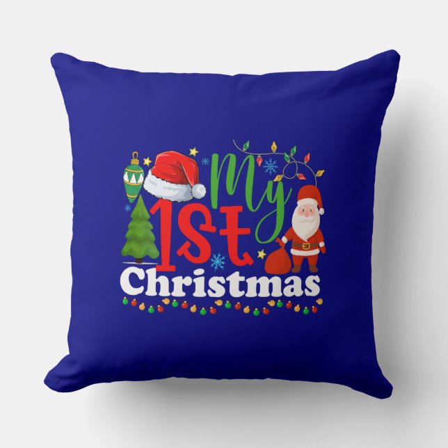 Min första jul kudde (Framsida)