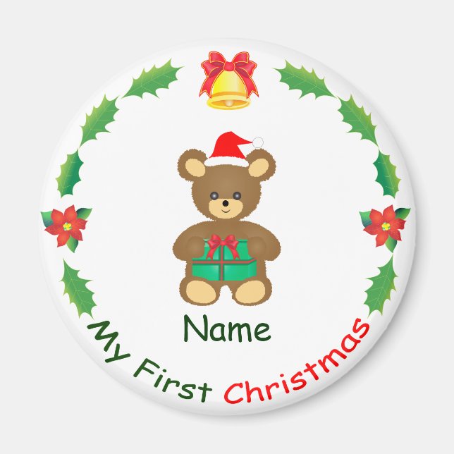 Min första jul magnet (Framsidan)