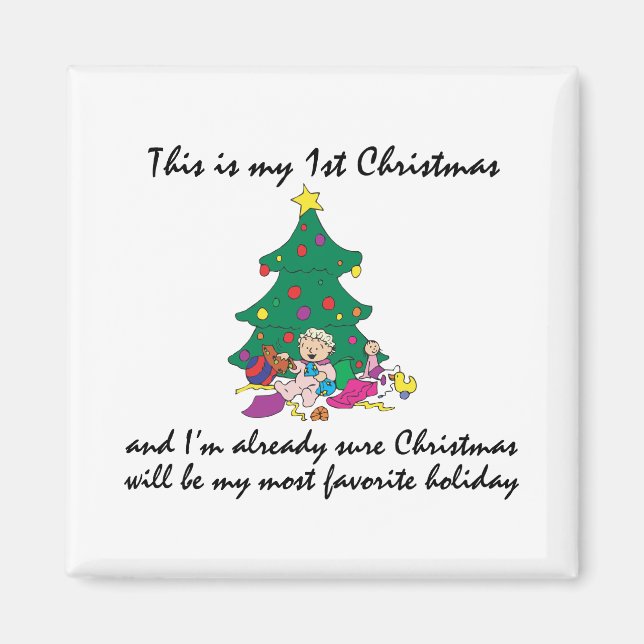 Min första jul magnet (Framsidan)