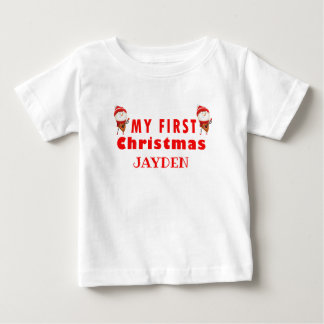 Min första jul | Namn Boy T Shirt