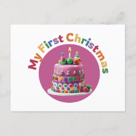 Min första jul nummer 1 helg vykort