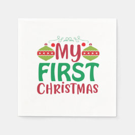 Min första jul pappersservett