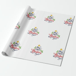 Min första jul presentpapper