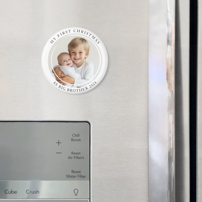 Min första jul som Big Brother Anpassningsbar Phot Magnet (In Situ (Fridge))