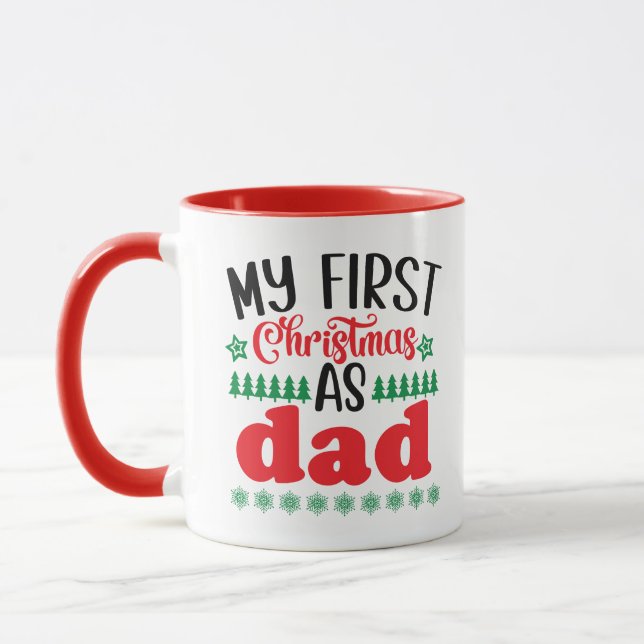 Min första jul som Pappa Mugg (Vänster)