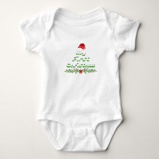 Min första jul | Söt julbabyoutfit T Shirt