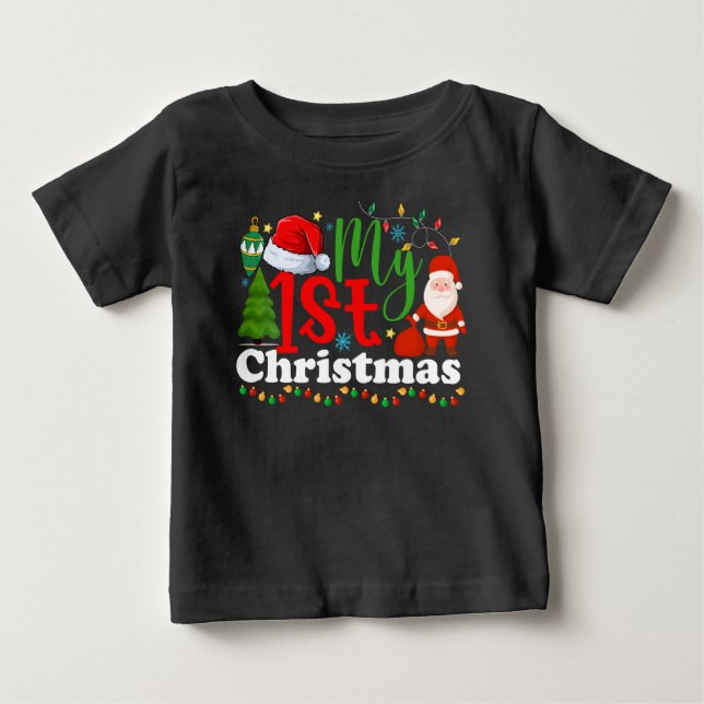 Min första jul T-Shirt (Framsida)